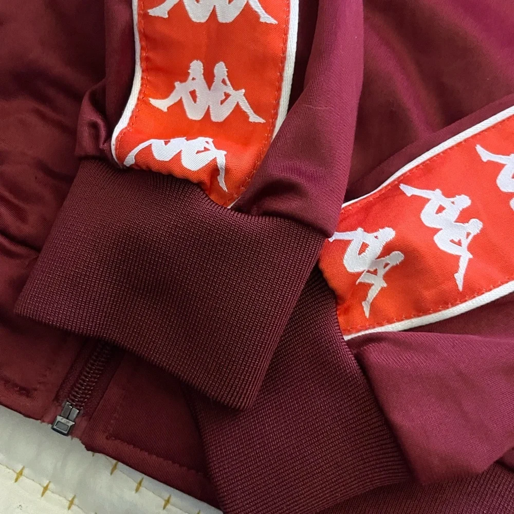 KAPPA 222 BANDA ANNISTON TRACK JACKET - RED DAHLIA/ORANGE FLAME - Large - Picture 7 of 10